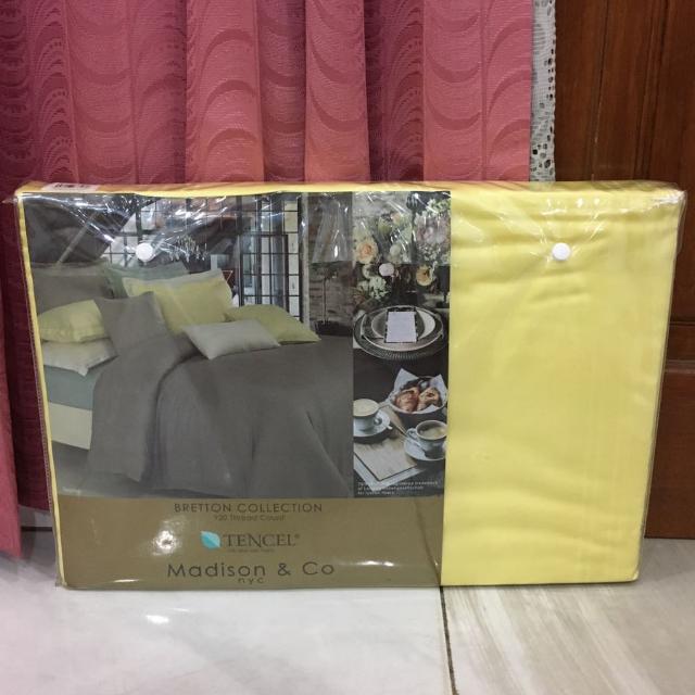 Madison & Co Nyc King Quilt Cover Sheet 920TC, Furniture & Home Living