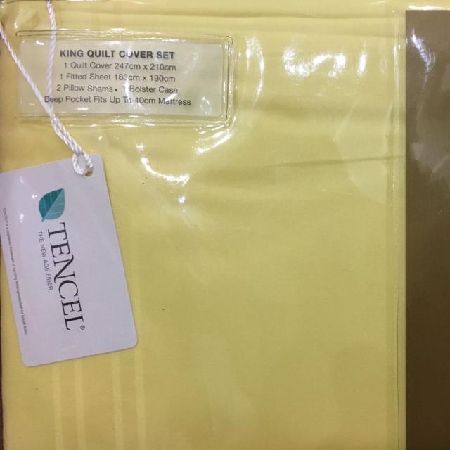 Madison & Co Nyc King Quilt Cover Sheet 920TC, Furniture & Home Living