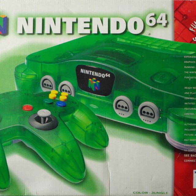 green nintendo 64