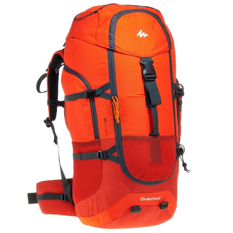 Quechua Forclaz 60L Orange Backpack 