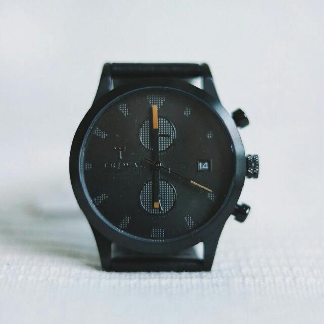 TRIWA Sort Of Black Chronograph Mobile Phones Gadgets Wearables Smart Watches on Carousell