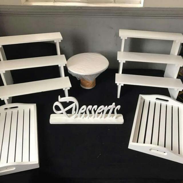 Wooden Dessert Stand On Carousell