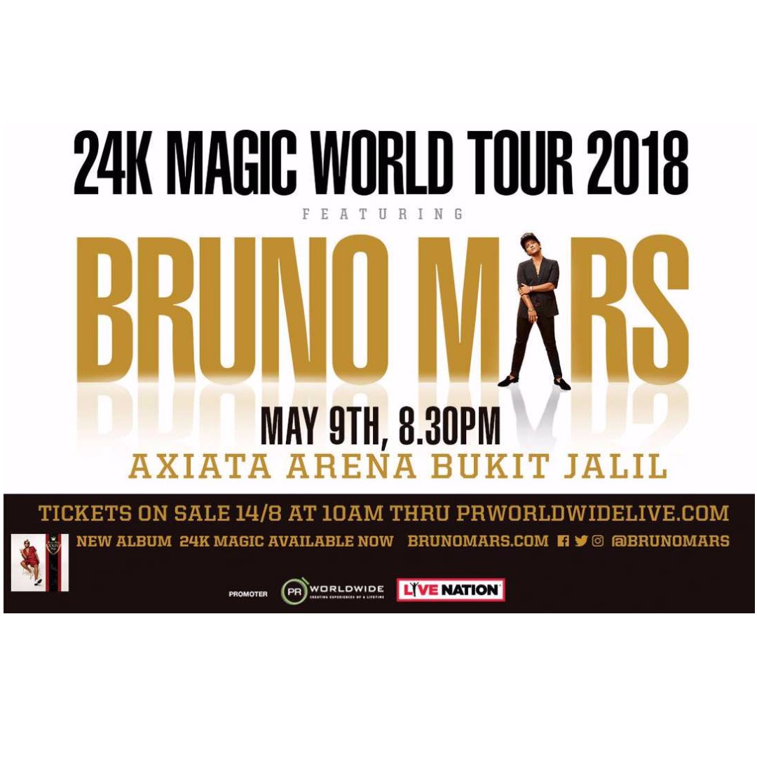 bruno mars malaysia 2017