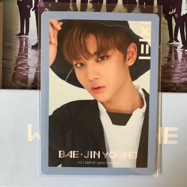 Sold Wts Wanna One Bae Jinyoung Sky Ver Photocard Entertainment K Wave On Carousell