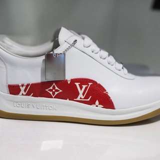 LV x supreme x adidas, Men's Fashion, Footwear, Sneakers on Carousell