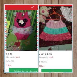 Paket Baju Lucu Anak Perempuan