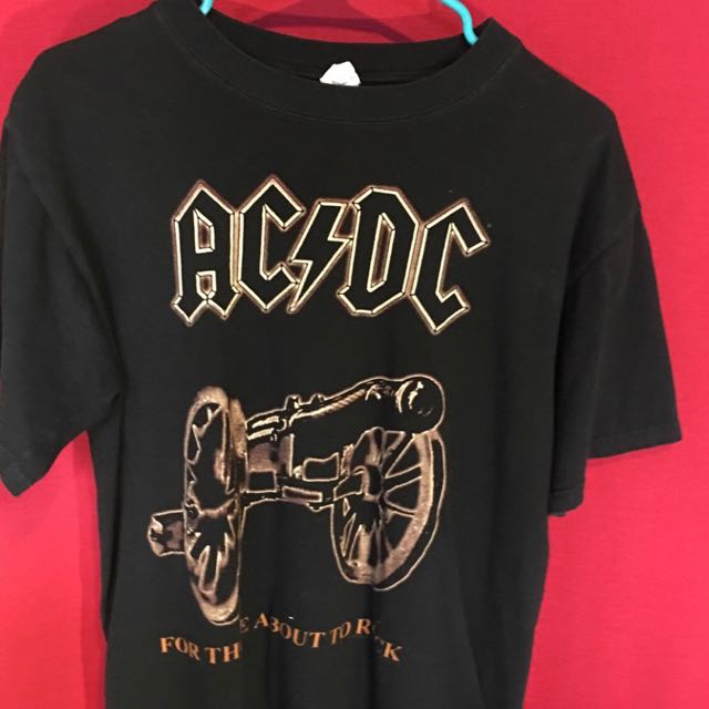 Acdc We Salute You Vintage Shirt Women S Fashion Clothes Tops On Carousell