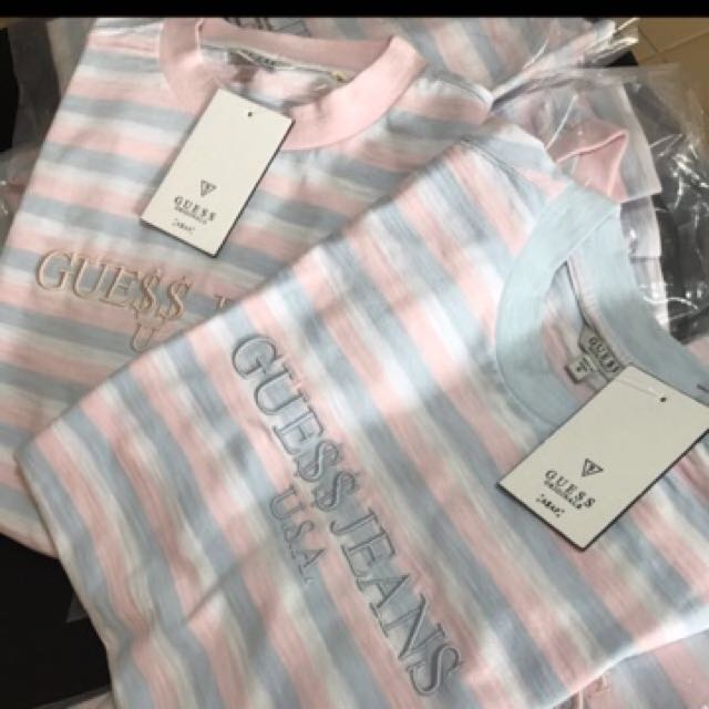 blanding Tårer Passiv ASAP ROCKY x GUESS Cotton Candy Tee, Men's Fashion, Tops & Sets, Tshirts &  Polo Shirts on Carousell