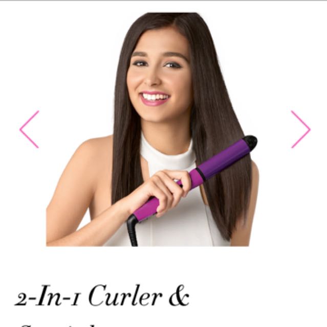 Avon 2 in 1 Curler And Straightener Iron Beauty Personal Care Hair on Carousell