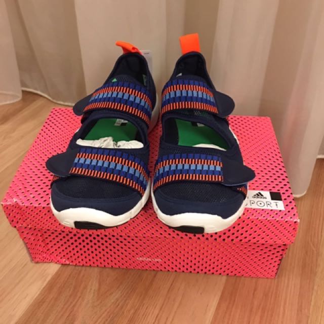 Brand New Adidas Zilia Navy Women s Fashion Footwear Flipflops and Slides on Carousell