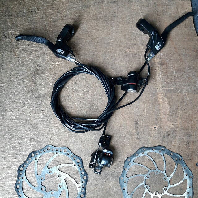 Front N Rear Dualtron ultra Stock Brake , Motorcycles, Motorcycle ...