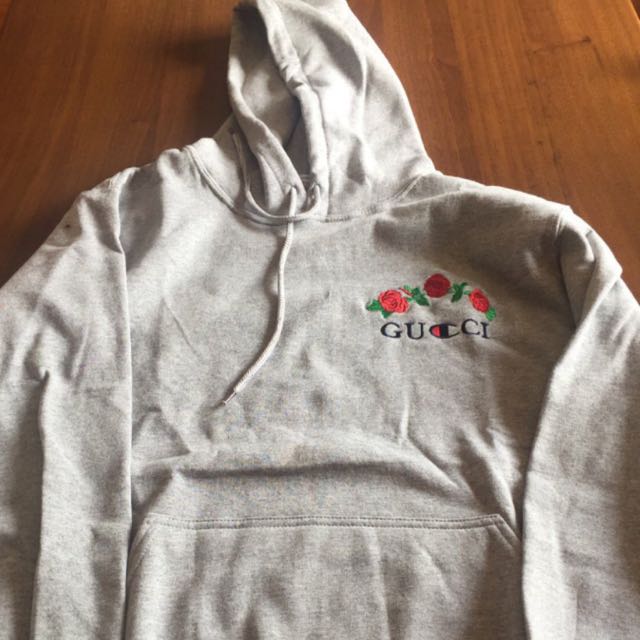 gucci and champion hoodie