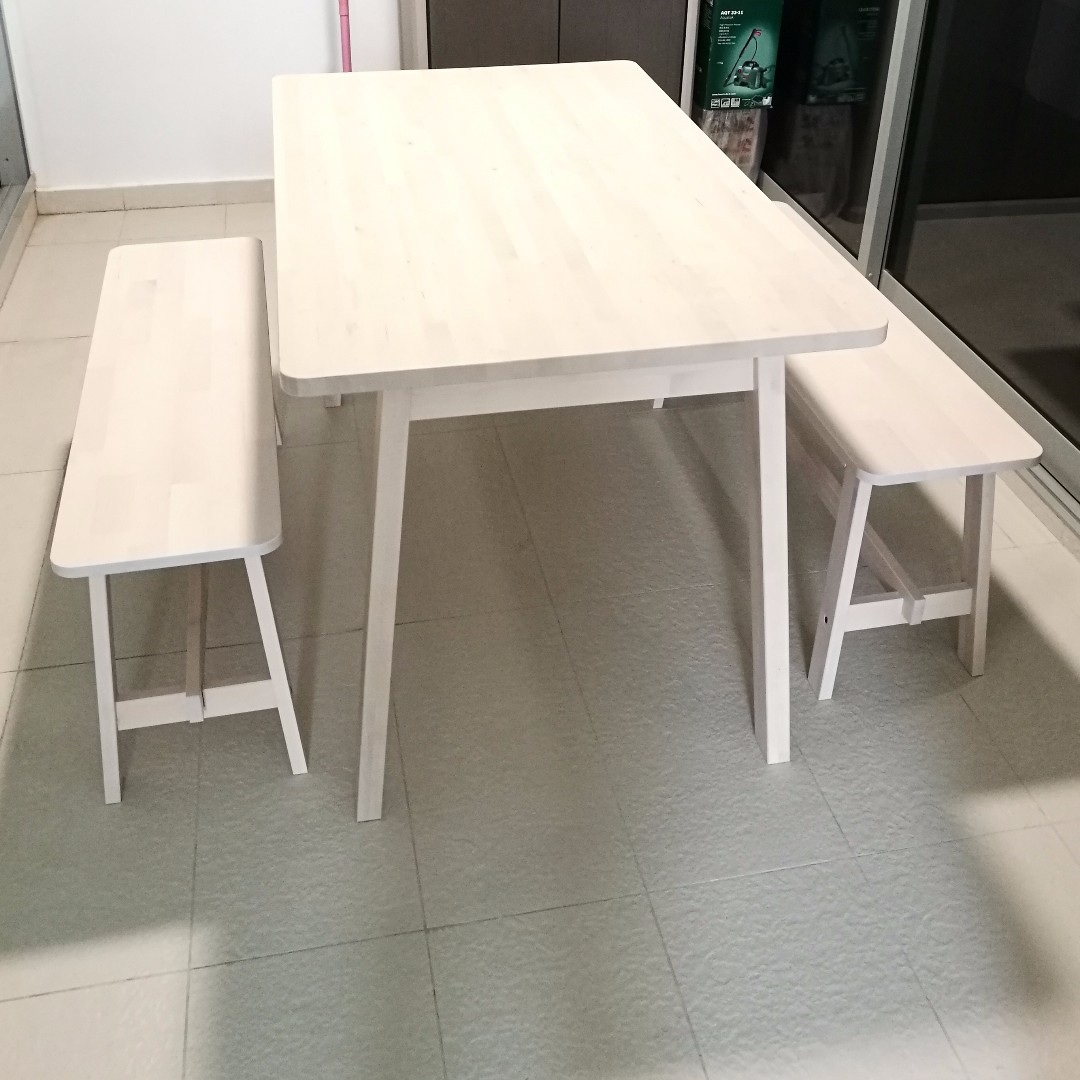 Ikea Norraker Bench And Table Very New 1502785970 66ef3e990
