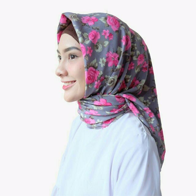 Jilbab Segi Empat Saudi Motif Murmer Olshop Fashion Olshop Muslim
