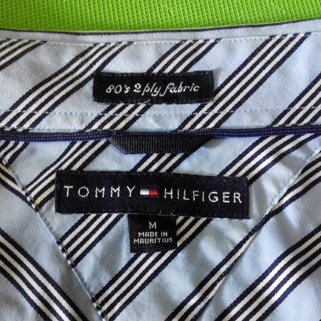 tommy hilfiger 80's 2 ply fabric shirt