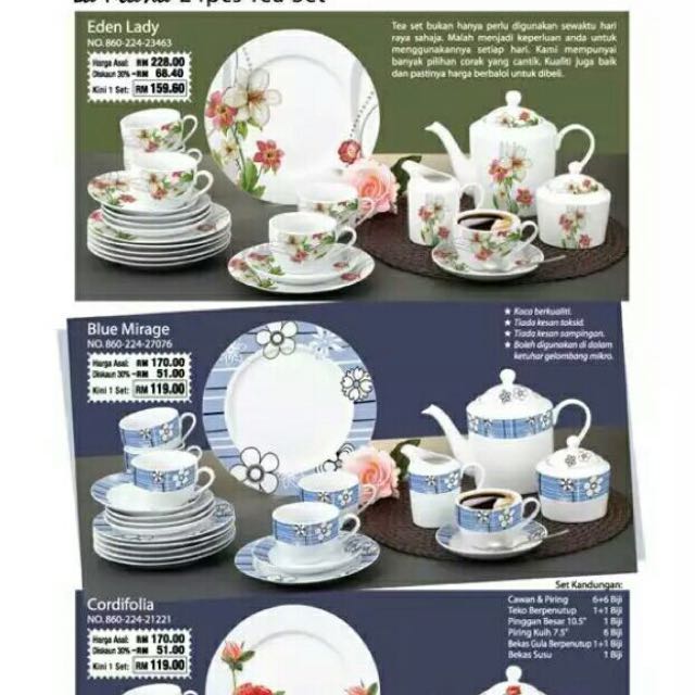 La Piana Tea Set Peralatan Dapur Di Carou Tunjuk Banyak Lagi Peralatan Dapur Photo
