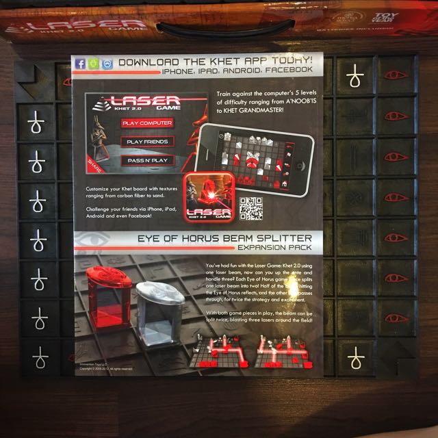 LASER KHET 2.0 GAME Toy of the Year finalist MENSA SELECT Nat