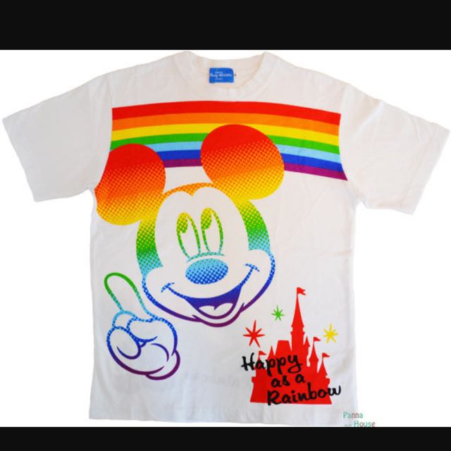 rainbow mickey shirt