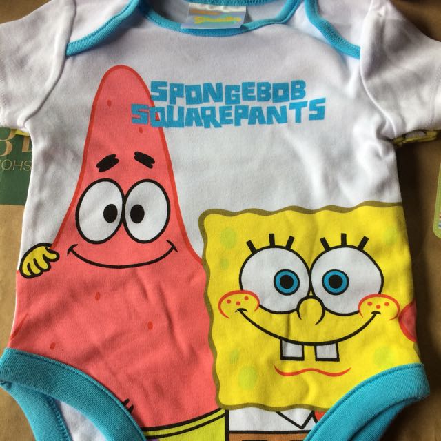 spongebob onesie baby