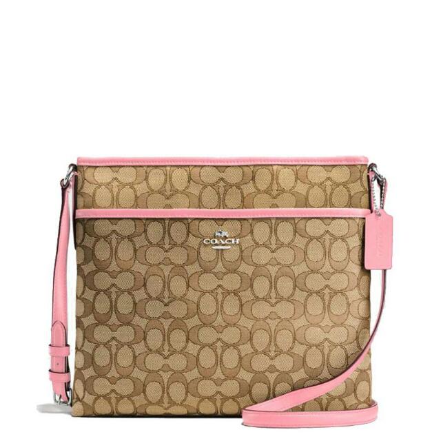 coach pink sling bag