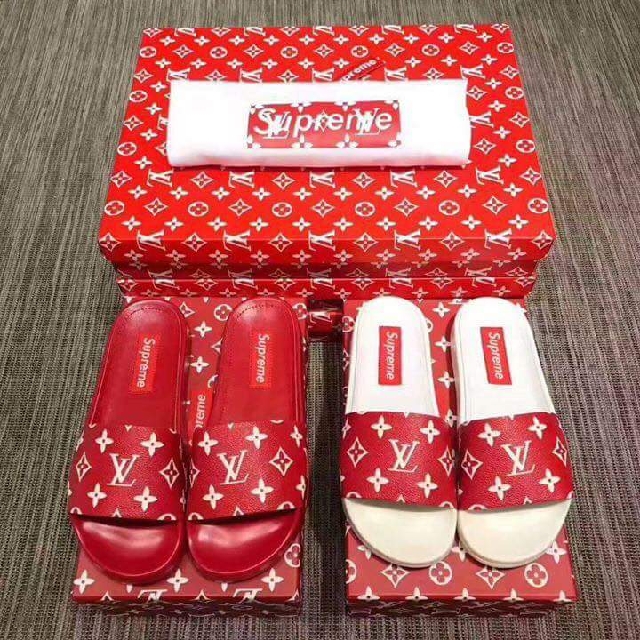 lv supreme slippers