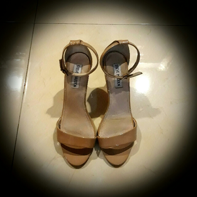 Steve Madden Sillly nude heels sz 37 Women s Fashion Footwear Heels on Carousell