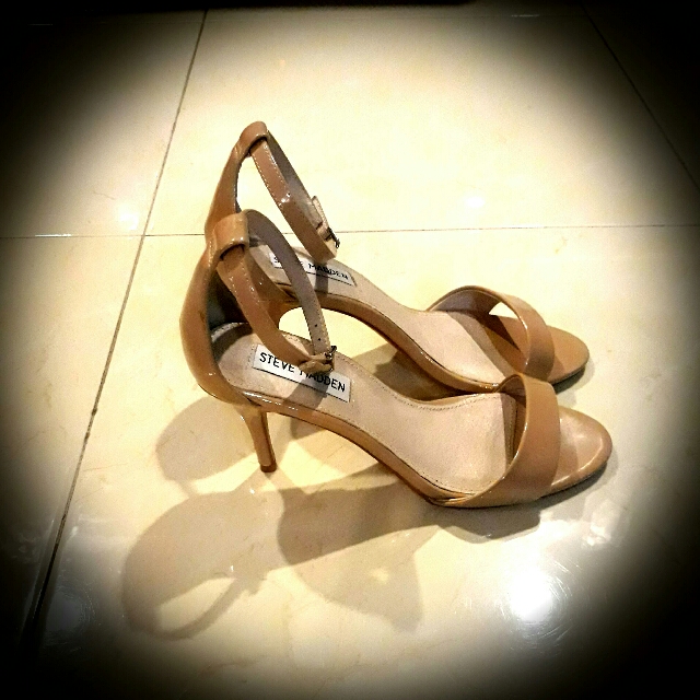 Steve Madden Sillly nude heels sz 37 Women s Fashion Footwear Heels on Carousell