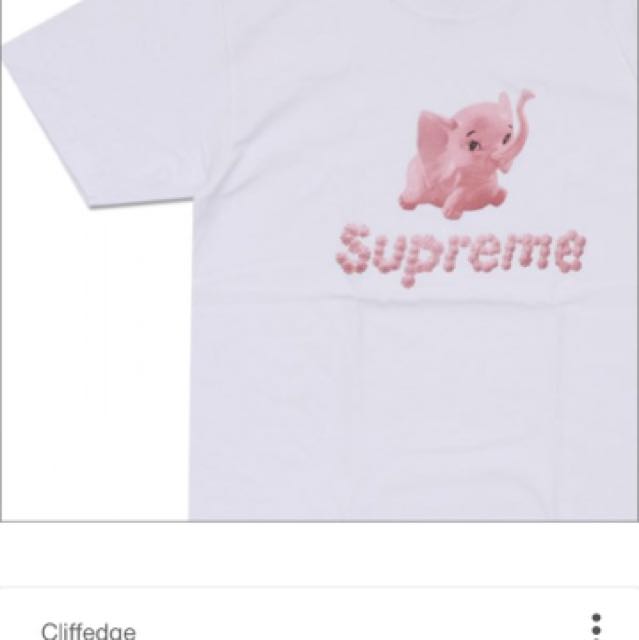 Supreme Elephant Tee White, Luxury on Carousell