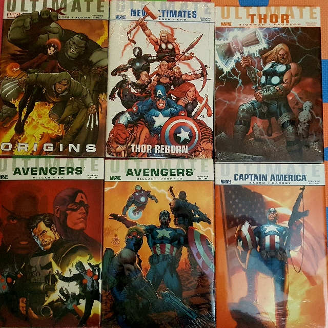 Ultimate Comics Graphic Novel Thor Captain America