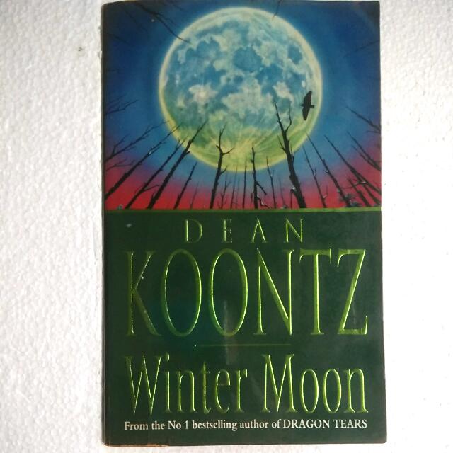 Vintage Book Horror Winter Moon By Dean Koontz Books