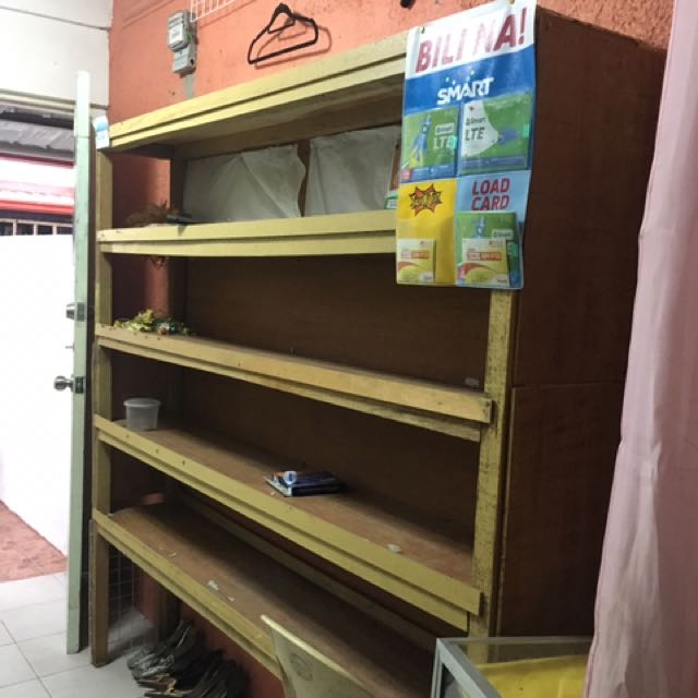 Wood Display Shelves For Grocery Or Sarisari Store, Babies & Kids