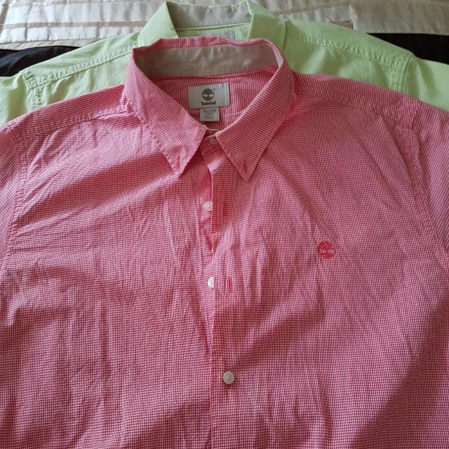 pink timberland shirt