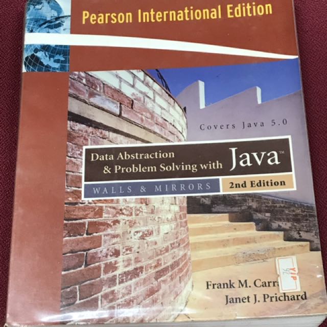 Cs1020 Textbook Data Abstraction And Problem Solving With Java