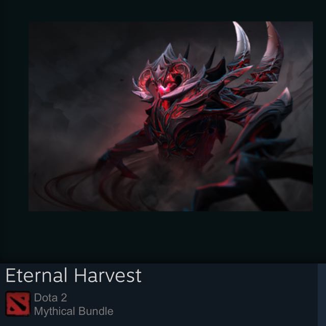 Dota 2 Eternal Harvest Immortal Sf, Video Gaming, Video Game Consoles