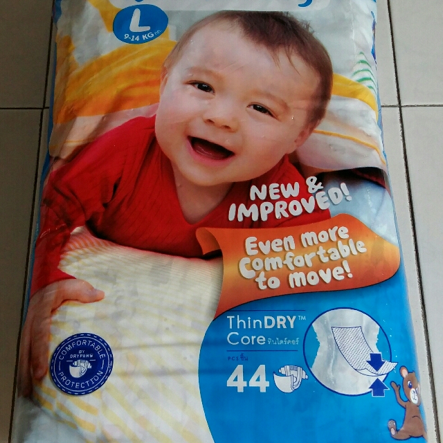 pampers drypers size l