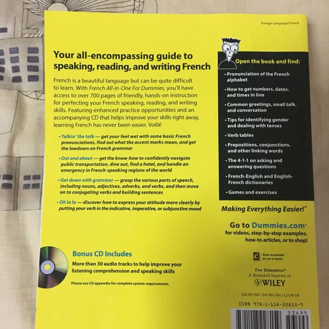 French For Dummies (AllinOne), Hobbies & Toys, Books & Magazines