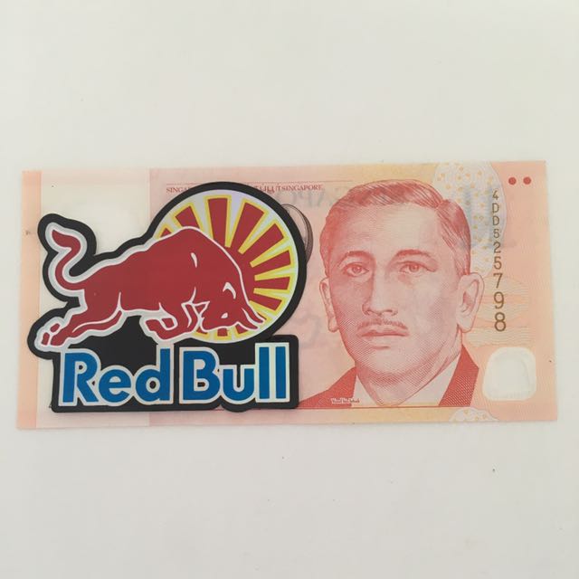 Holographic Red Bull Stickers