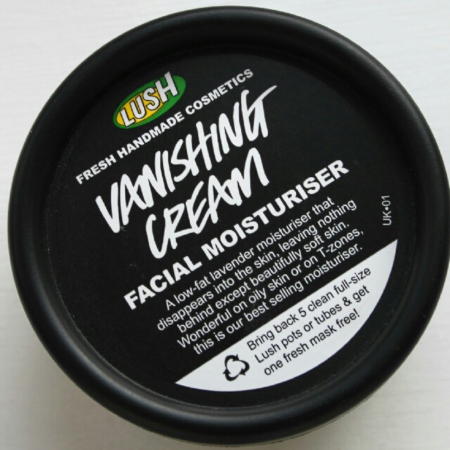 lush vanishing cream moisturizer