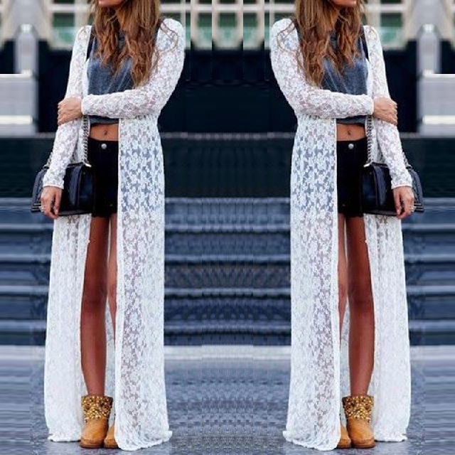 Plus Size Fully Lace Cardigan Instock Size 3xl To 5xl Women S Fashion Clothes Outerwear On Carousell