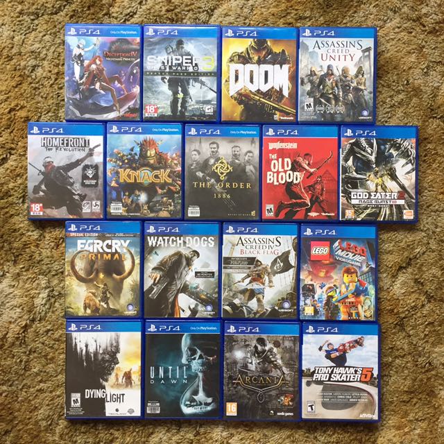 buy 2nd hand ps4 games