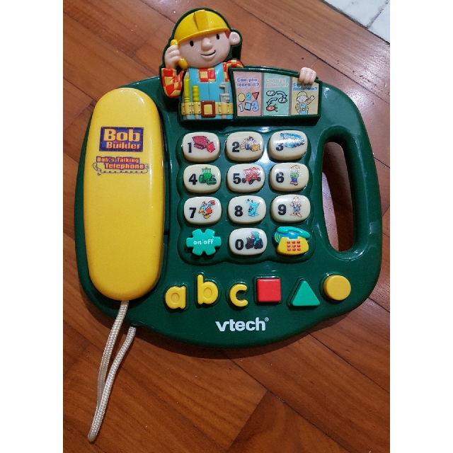 VTech Bob the Builder Talking Telephone, Hobbies & Toys, Toys & Games