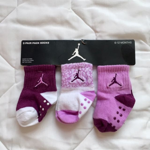 baby girl jordan socks