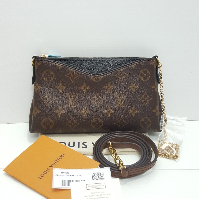 Authentic Louis Vuitton Pallas Pochette, Luxury, Bags & Wallets on