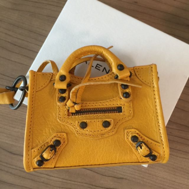 balenciaga mini bag keychain