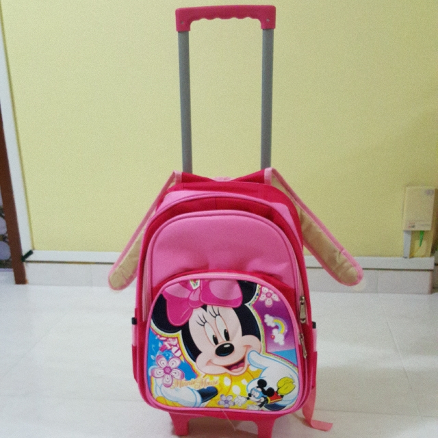 mickey and minnie mouse luggage