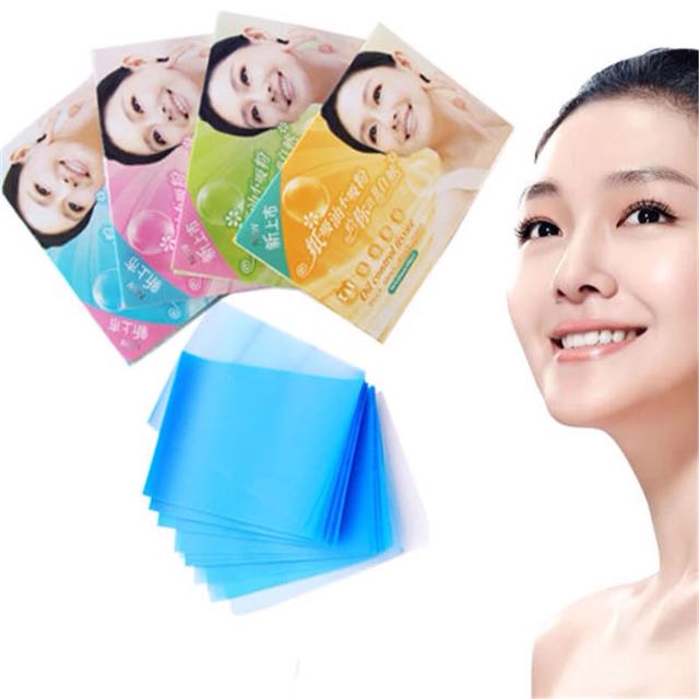 100 Sheets Facial Blotting Paper Tissue, Furniture & Home Living