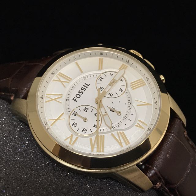 Gold Plated Fossil Watch Flash Sales 