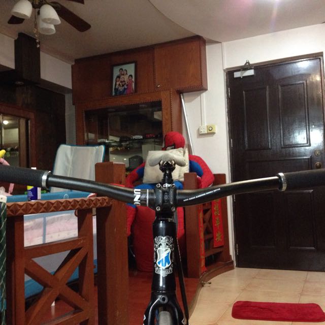 Wide riser on sale bars fixie