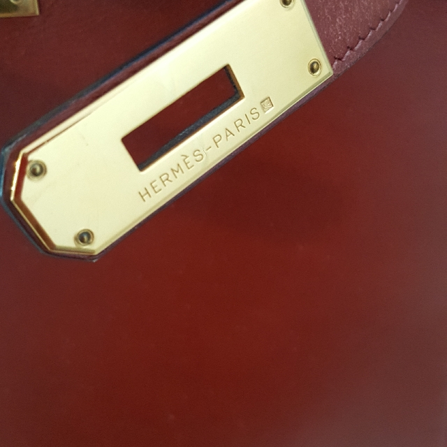Rare HERMÈS Mini Vintage Kelly Sport PM Gold Ostrich Shoulder Bag For Sale  at 1stDibs