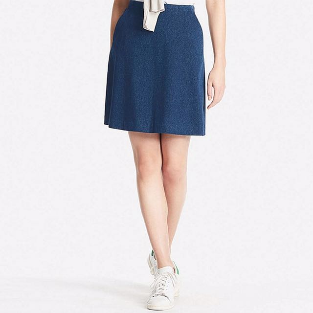High Waist Flare Mini Skirt Uniqlo Women s Fashion Bottoms Skirts on Carousell